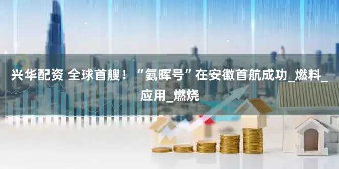 兴华配资 全球首艘！“氨晖号”在安徽首航成功_燃料_应用_燃烧