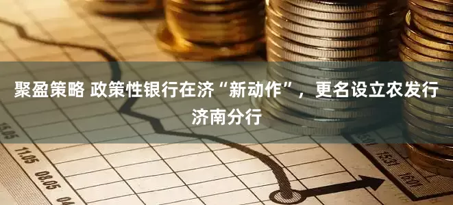 聚盈策略 政策性银行在济“新动作”，更名设立农发行济南分行