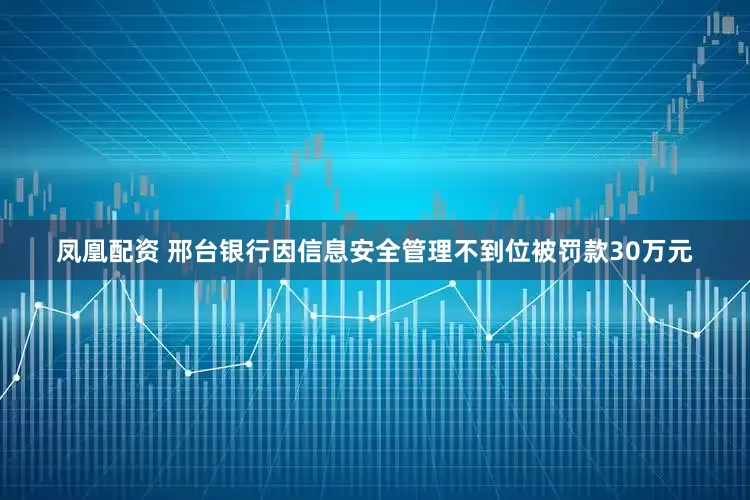 凤凰配资 邢台银行因信息安全管理不到位被罚款30万元
