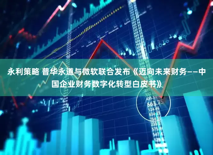 永利策略 普华永道与微软联合发布《迈向未来财务——中国企业财务数字化转型白皮书》